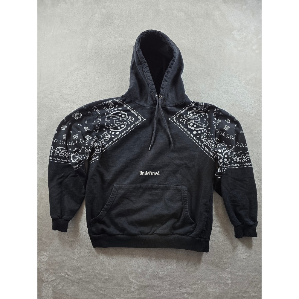 Cactus Man Ricky Singh Hoodie Sweatshirt Womens S Black Bandana Fleece Undefined